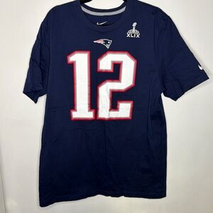 Nike Navy Blue Tom BRADY Tee